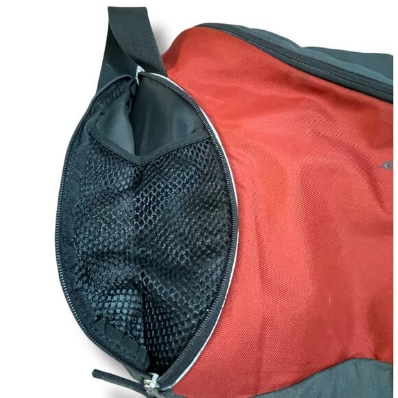 Eddie Bauer Messenger Bag Laptop Computer Crossbody Travel Office Carry On Gray - Picture 8 of 11